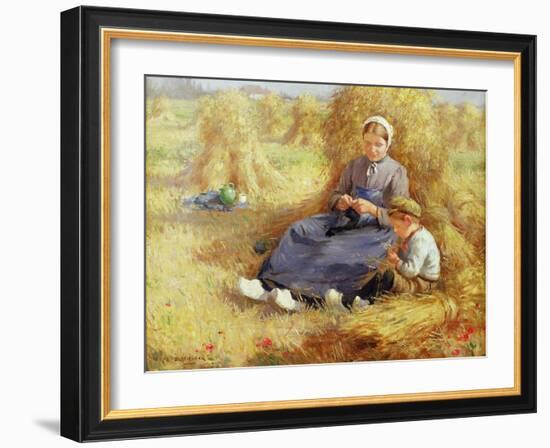 Midday Rest, 1915-William Kay Blacklock-Framed Giclee Print