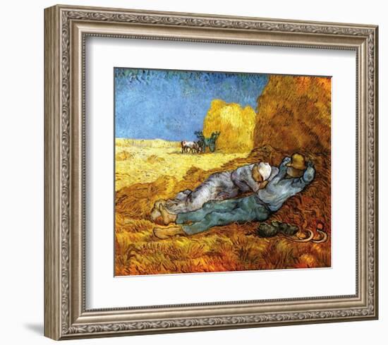 Midday Rest (after Millet), c.1890-Vincent van Gogh-Framed Giclee Print