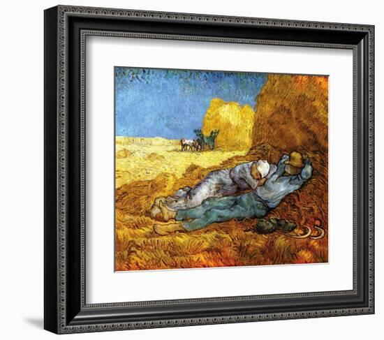 Midday Rest (after Millet), c.1890-Vincent van Gogh-Framed Giclee Print