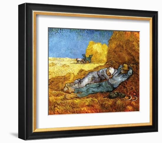 Midday Rest (after Millet), c.1890-Vincent van Gogh-Framed Giclee Print