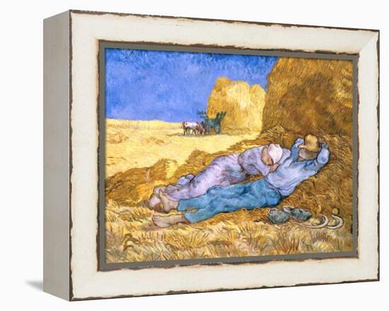 Midday Rest (after Millet), c.1890-Vincent van Gogh-Framed Premier Image Canvas