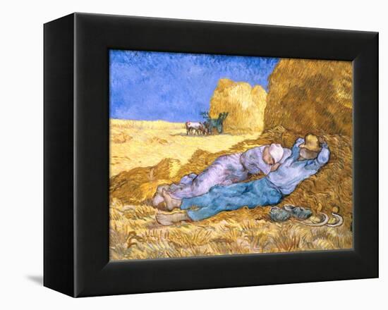 Midday Rest (after Millet), c.1890-Vincent van Gogh-Framed Premier Image Canvas