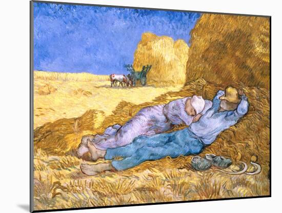Midday Rest (after Millet), c.1890-Vincent van Gogh-Mounted Giclee Print