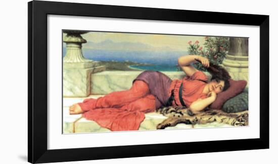 Midday Rest, c.1910-John William Godward-Framed Art Print