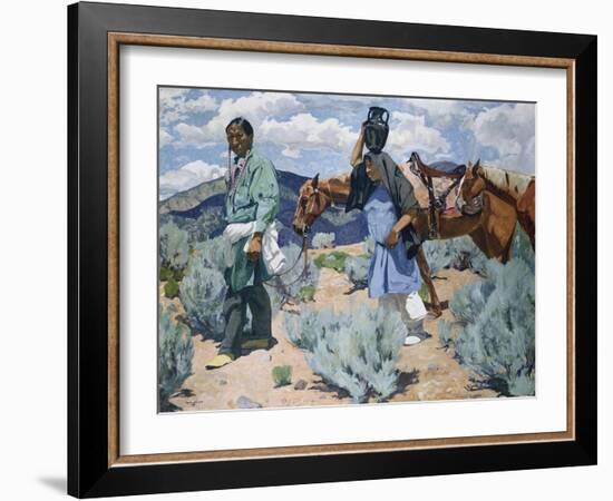 Midday-Walter Ufer-Framed Giclee Print