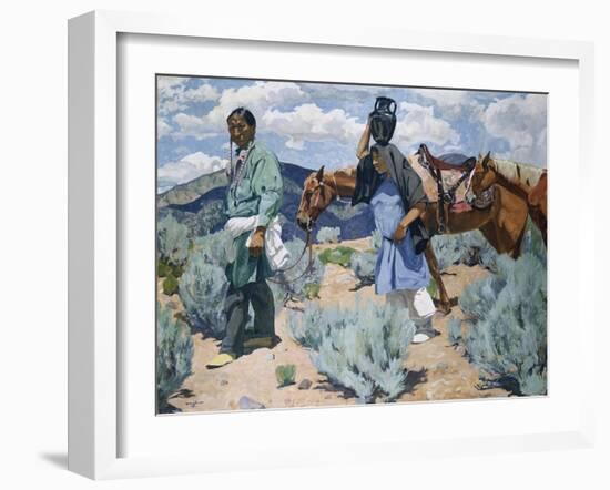 Midday-Walter Ufer-Framed Giclee Print