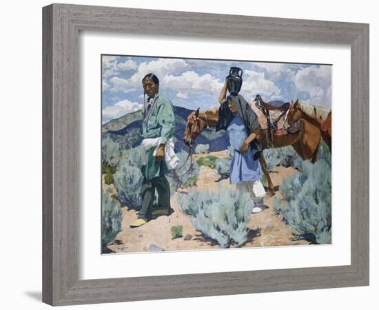 Midday-Walter Ufer-Framed Giclee Print