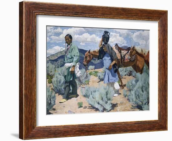 Midday-Walter Ufer-Framed Giclee Print