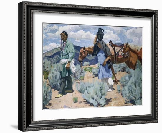 Midday-Walter Ufer-Framed Giclee Print