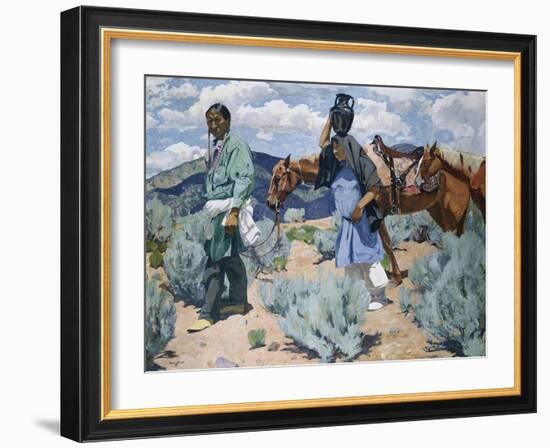 Midday-Walter Ufer-Framed Giclee Print