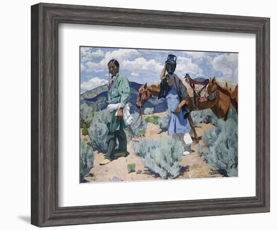 Midday-Walter Ufer-Framed Giclee Print