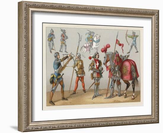 Middle Ages Costume-French School-Framed Giclee Print