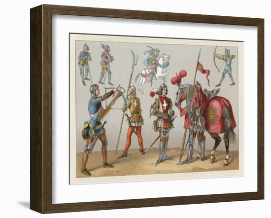 Middle Ages Costume-French School-Framed Giclee Print