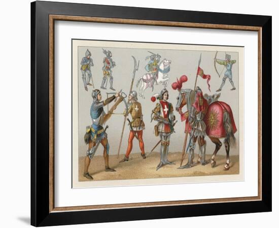 Middle Ages Costume-French School-Framed Giclee Print