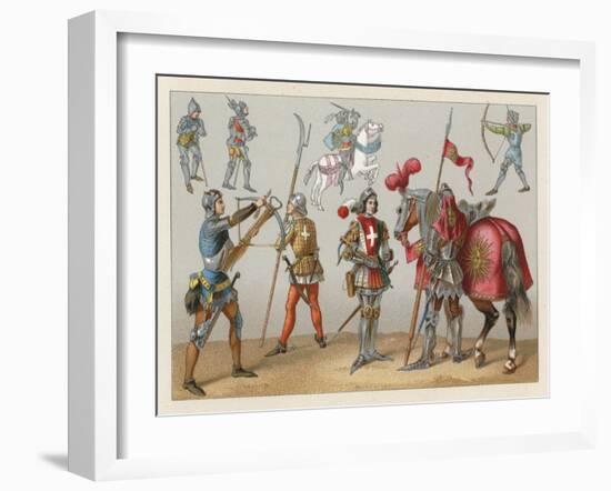 Middle Ages Costume-French School-Framed Giclee Print