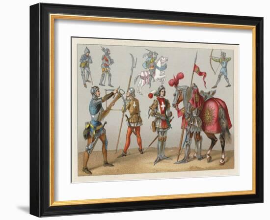 Middle Ages Costume-French School-Framed Giclee Print