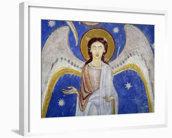 Middle Angels, Detail of Western Arm of Stone Cross-null-Framed Giclee Print