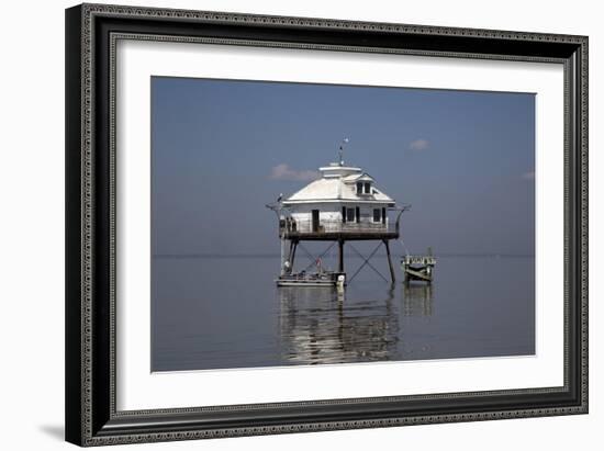 Middle Bay Or Mobile Bay Lighthouse, Mobile Bay, Alabama-Carol Highsmith-Framed Art Print