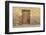 Middle East, Arabian Peninsula, Al Batinah South. Old wooden door on a building in Oman.-Emily Wilson-Framed Photographic Print