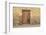 Middle East, Arabian Peninsula, Al Batinah South. Old wooden door on a building in Oman.-Emily Wilson-Framed Photographic Print