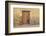 Middle East, Arabian Peninsula, Al Batinah South. Old wooden door on a building in Oman.-Emily Wilson-Framed Photographic Print