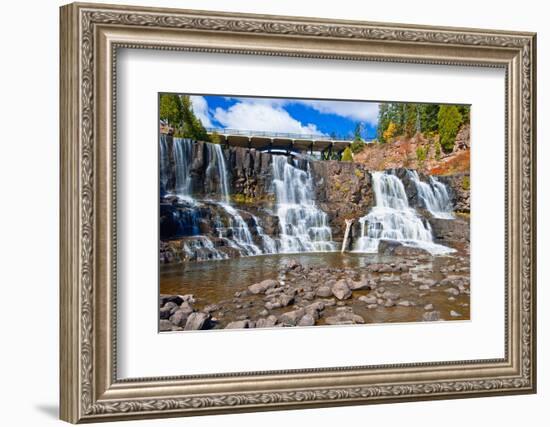 Middle Gooseberry Falls-Steven Gaertner-Framed Photographic Print