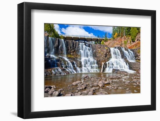 Middle Gooseberry Falls-Steven Gaertner-Framed Photographic Print