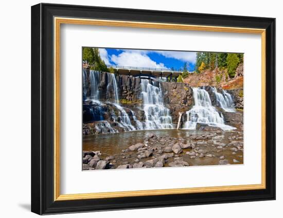 Middle Gooseberry Falls-Steven Gaertner-Framed Photographic Print