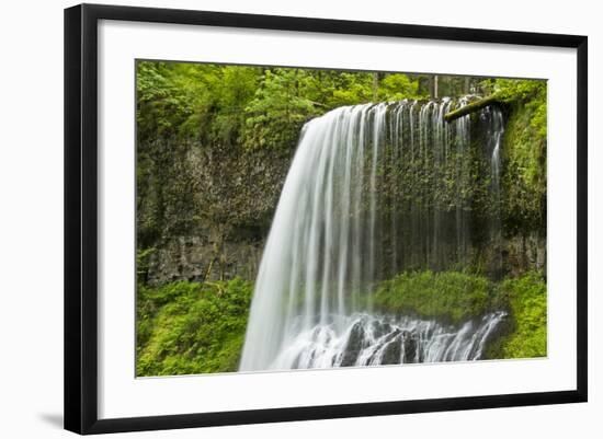 Middle North Falls, Silver Falls State Park, Oregon, Usa-Michel Hersen-Framed Photographic Print