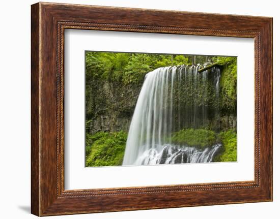 Middle North Falls, Silver Falls State Park, Oregon, Usa-Michel Hersen-Framed Photographic Print