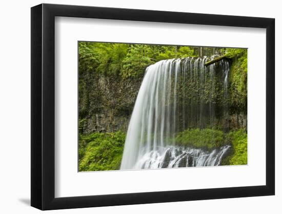 Middle North Falls, Silver Falls State Park, Oregon, Usa-Michel Hersen-Framed Photographic Print