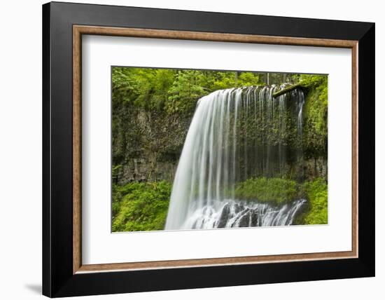 Middle North Falls, Silver Falls State Park, Oregon, Usa-Michel Hersen-Framed Photographic Print