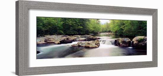 Middle Prong of Little Pigeon River, Great Smoky Mountains National Park, Sevier County-null-Framed Photographic Print