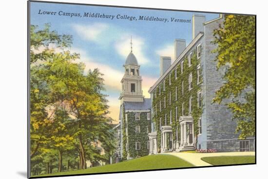 Middlebury College, Middlebury, Vermont-null-Mounted Art Print