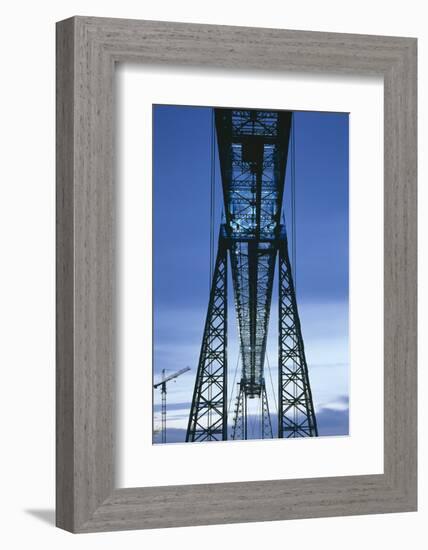 Middlesbrough Transporter Bridge, River Tees, England-Joe Cornish-Framed Photo