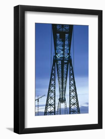 Middlesbrough Transporter Bridge, River Tees, England-Joe Cornish-Framed Photo