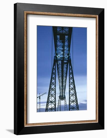 Middlesbrough Transporter Bridge, River Tees, England-Joe Cornish-Framed Photo