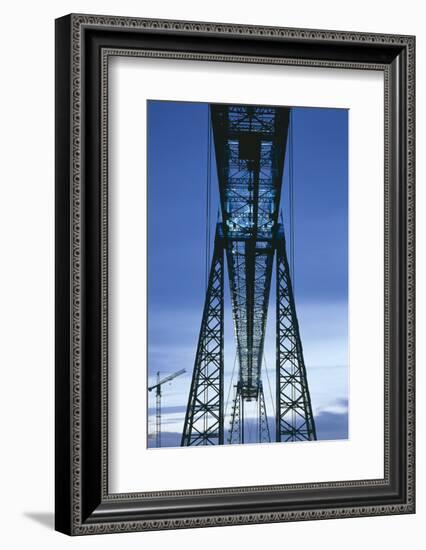 Middlesbrough Transporter Bridge, River Tees, England-Joe Cornish-Framed Photo