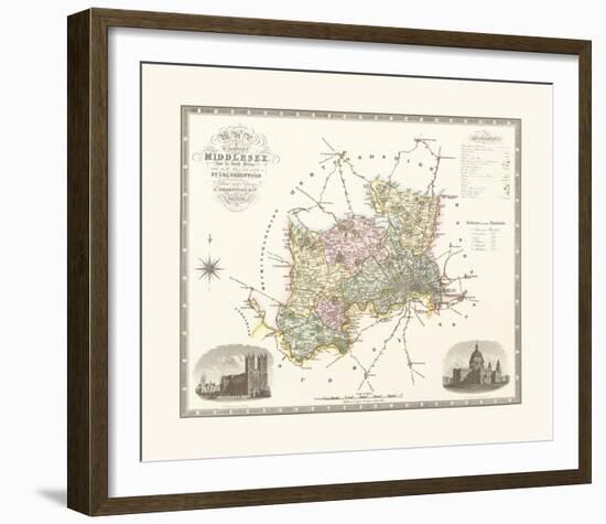 Middlesex-C & J Greenwood-Framed Premium Giclee Print