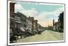 Middletown, Connecticut - Southern View Down Main Street-Lantern Press-Mounted Art Print