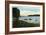 Middletown, Connecticut - View of Boats at the Narrows-Lantern Press-Framed Art Print