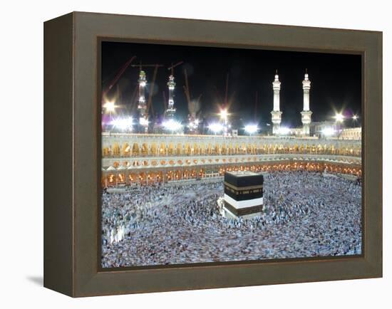 Mideast Saudi Arabia Hajj-Hassan Ammar-Framed Premier Image Canvas