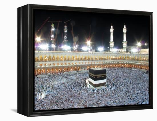 Mideast Saudi Arabia Hajj-Hassan Ammar-Framed Premier Image Canvas