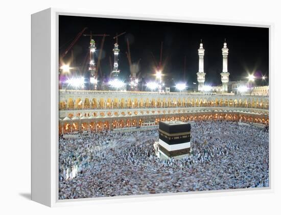 Mideast Saudi Arabia Hajj-Hassan Ammar-Framed Premier Image Canvas