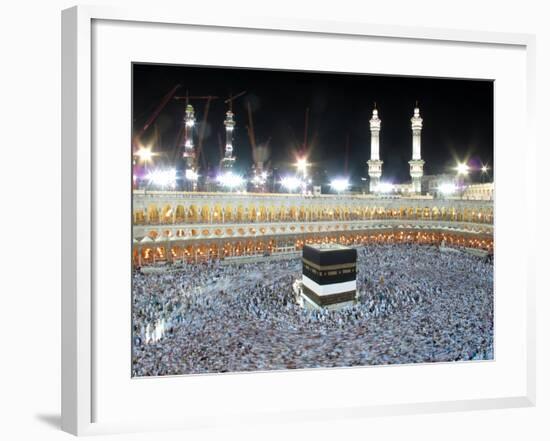 Mideast Saudi Arabia Hajj-Hassan Ammar-Framed Photographic Print
