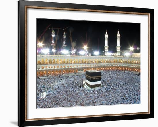 Mideast Saudi Arabia Hajj-Hassan Ammar-Framed Photographic Print