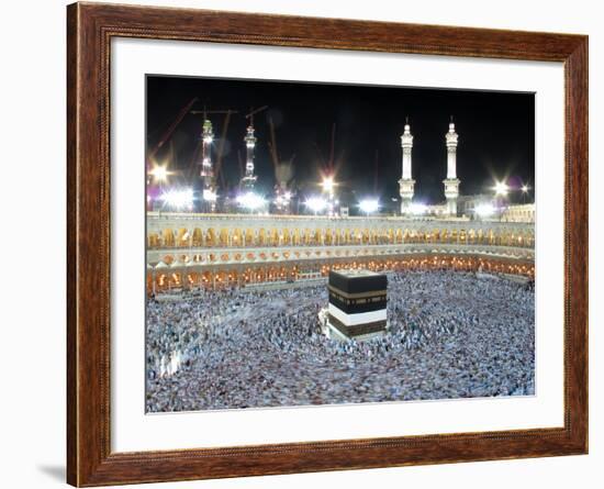 Mideast Saudi Arabia Hajj-Hassan Ammar-Framed Photographic Print