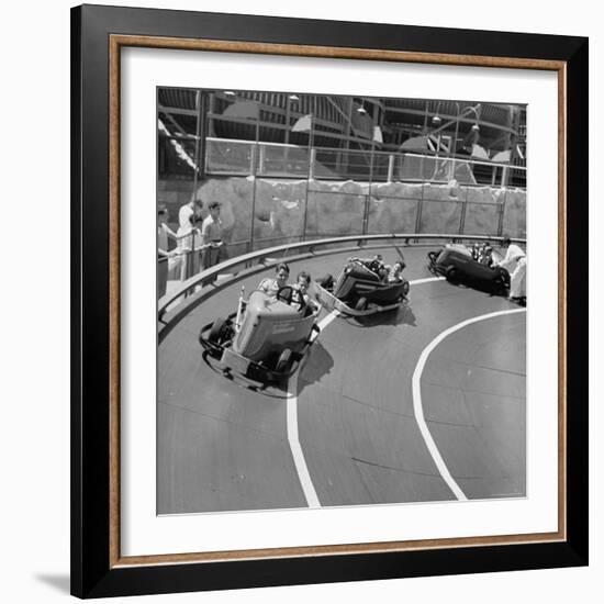 Midget Racing Cars at New York World's Fair-David Scherman-Framed Photographic Print