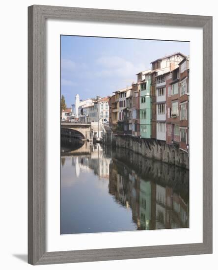 Midieval Houses, Agout River, Quai Des Jacobins, Castres, Midi-Pyrenees Region, France-Walter Bibikow-Framed Photographic Print