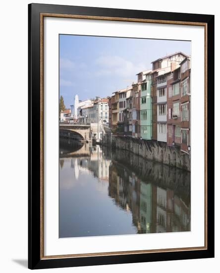 Midieval Houses, Agout River, Quai Des Jacobins, Castres, Midi-Pyrenees Region, France-Walter Bibikow-Framed Photographic Print